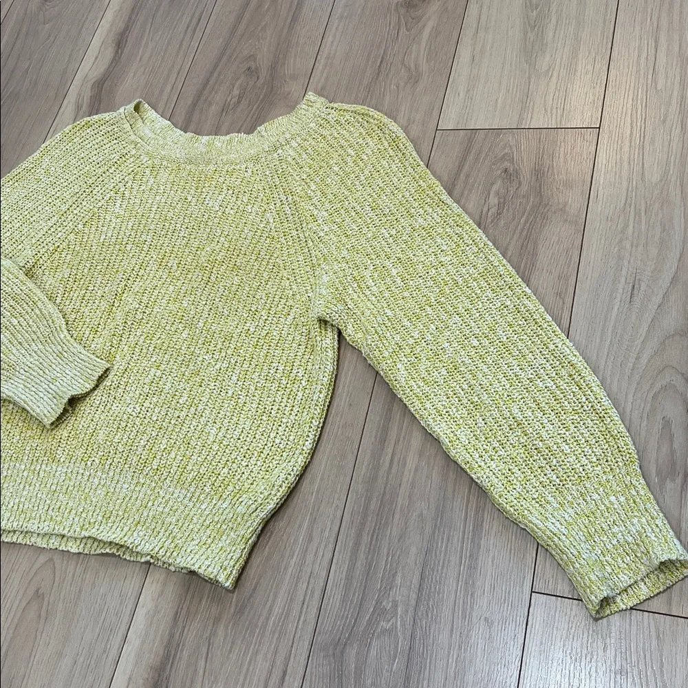 Free People Electric City Cotton Linen Blend Pullover Sweater - Picture 2 of 8